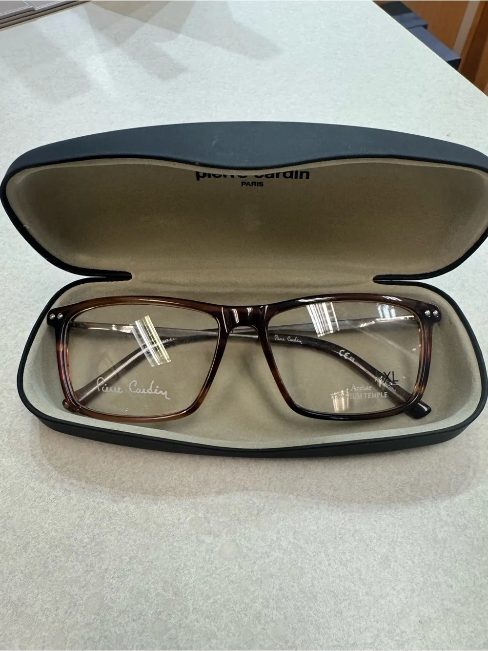 Pierre Cardin warm rectangular silhouette
